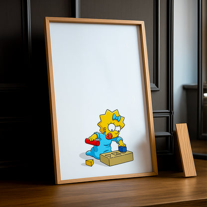 Cadre Photo Les Simpsons - Maggie Simpson Jouets