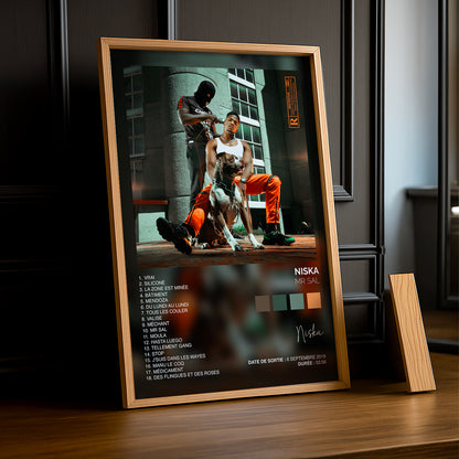 Cadre photo Album Musicaux - Mr Sal de Niska