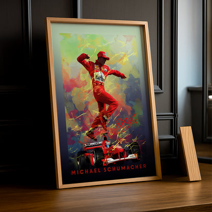 Cadre photo Michael Schumacher Formule 1