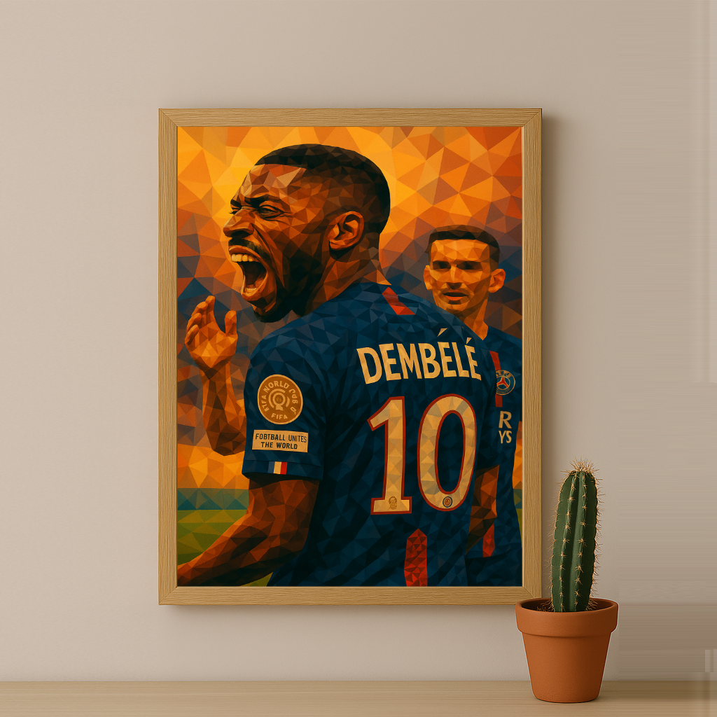 Dembélé Illustration Paris Saint-Germain