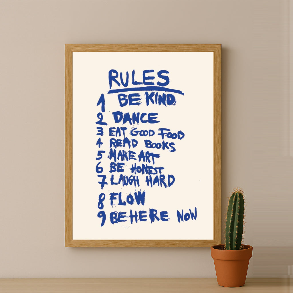 Cadre photo Citation - Rules