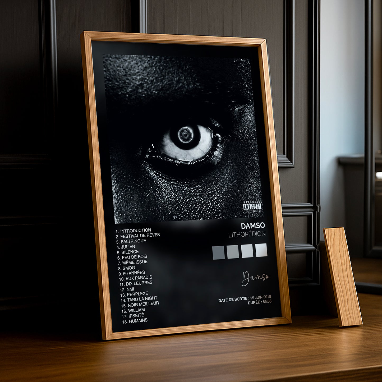 Poster Damso – Lithopédion