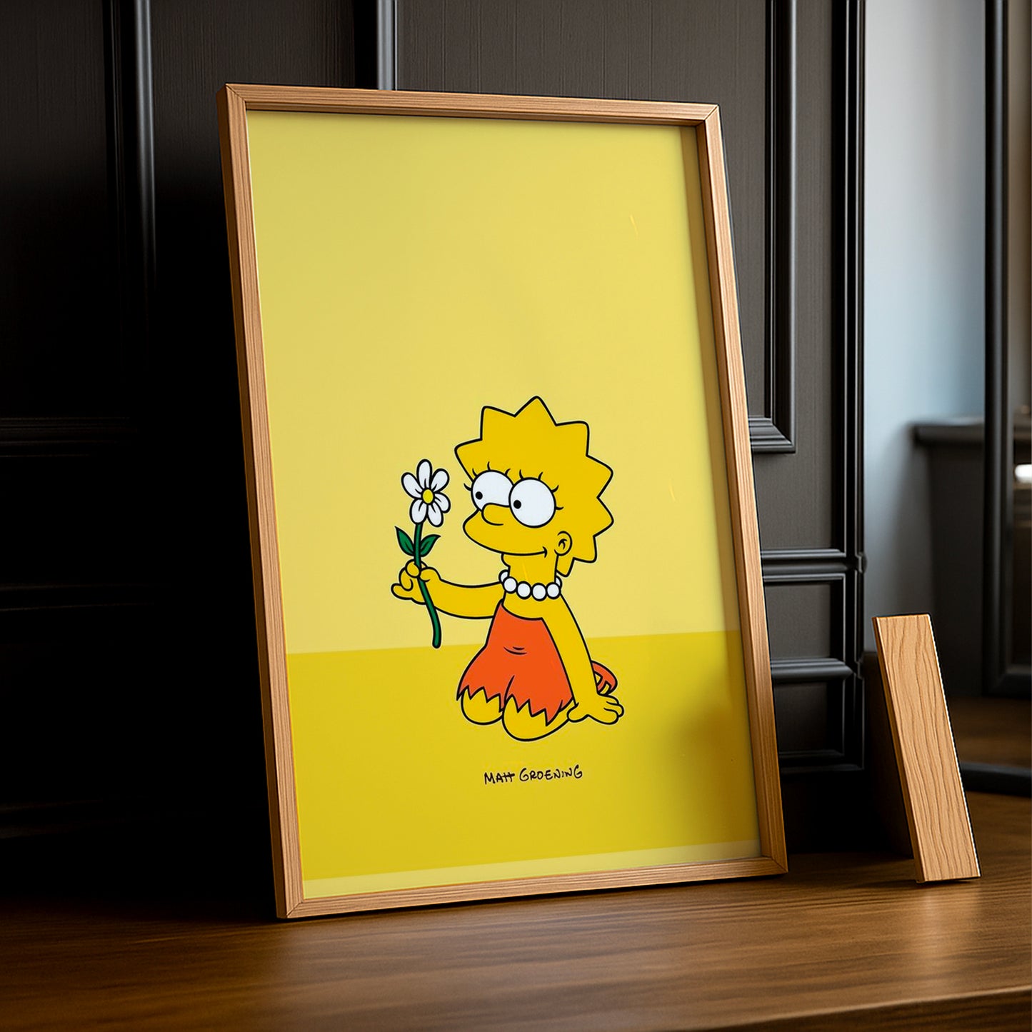 Cadre Photo Les Simpsons - Lisa Simpson Fleur