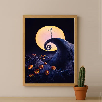 Poster Halloween - Lune