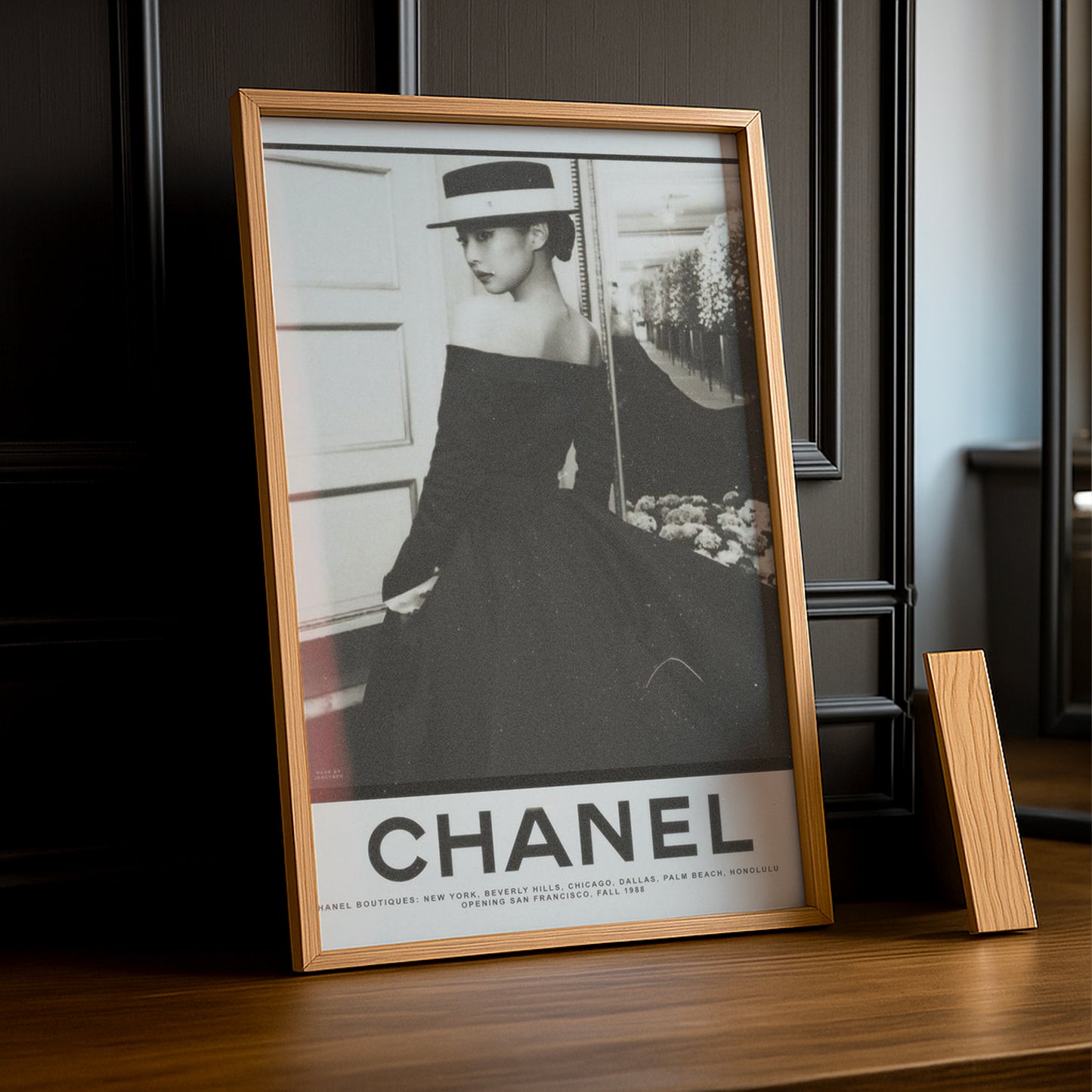 Poster Photo Chanel - Noir et Blanc
