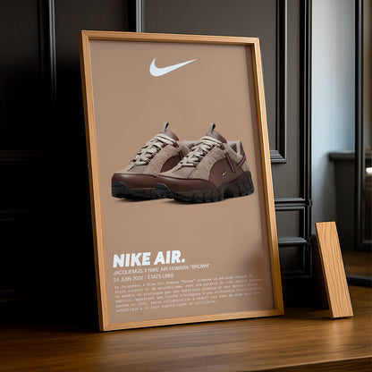 Jacquemus x Nike Air Humara Brauner Fotorahmen 