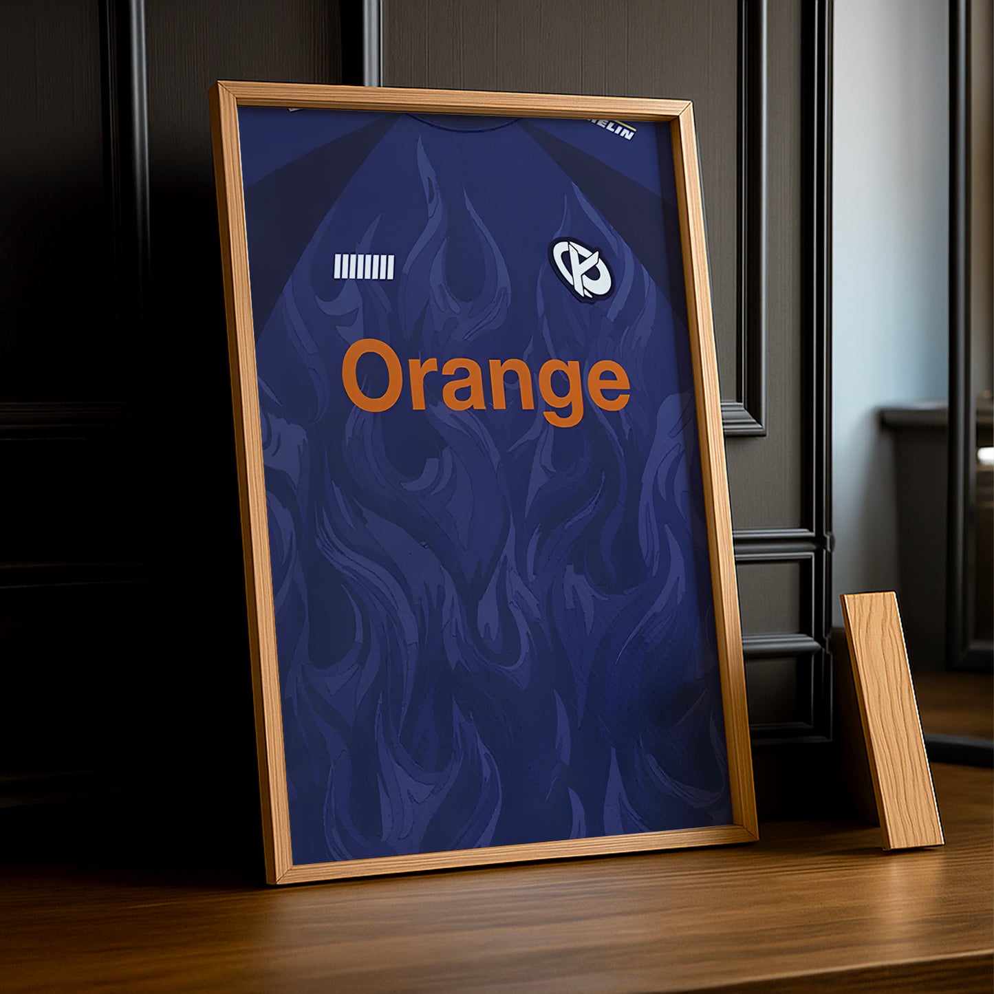 Cadre photo Karmine Corp Maillot bleu