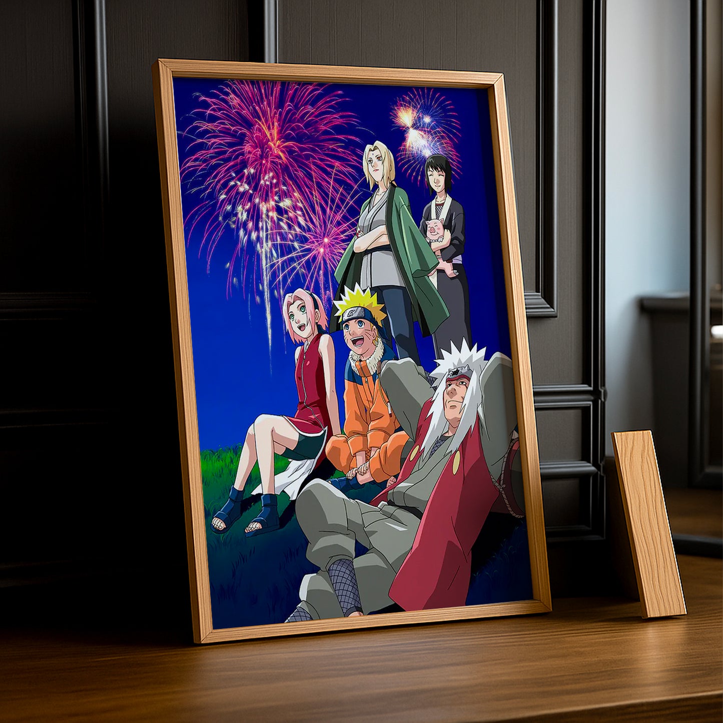 Cadre Photo Naruto - Feu d'artifice