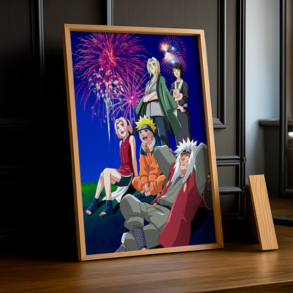 Cadre Photo Naruto - Feu d'artifice