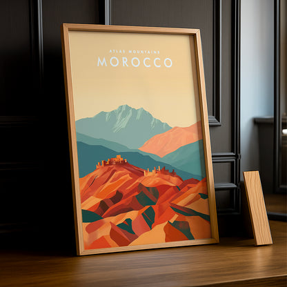 Atlas Mountains Maroc - Poster