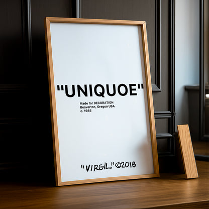 Cadre photo Off-White "Uniqoe"