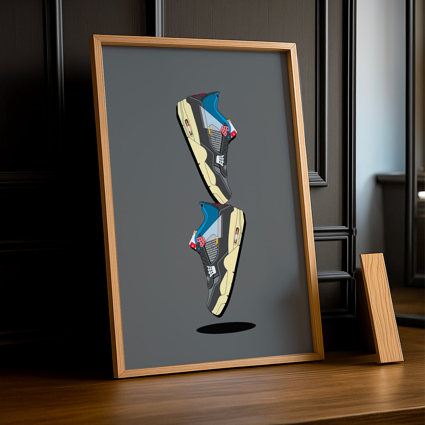 Cadre photo Air Jordan 4 Illustration