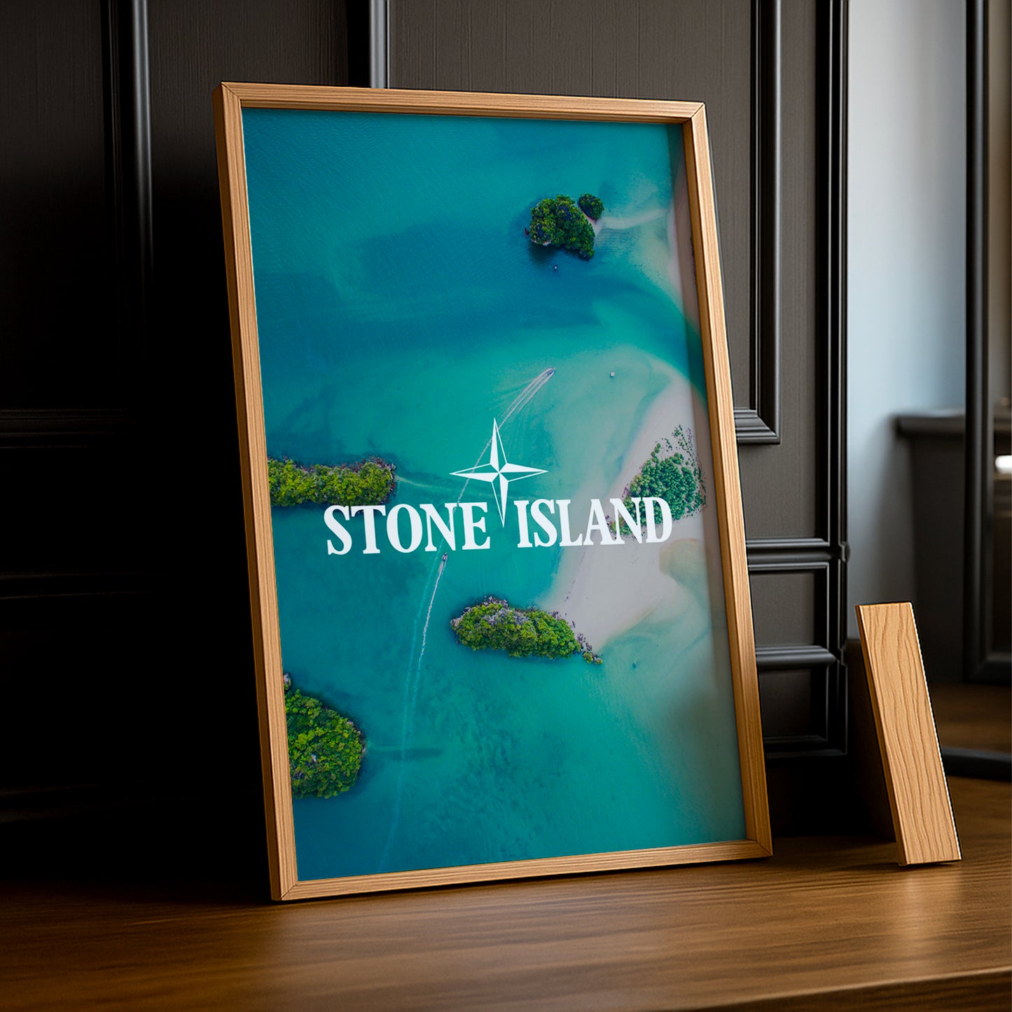 Poster Stone Island - Île Paradisiaque