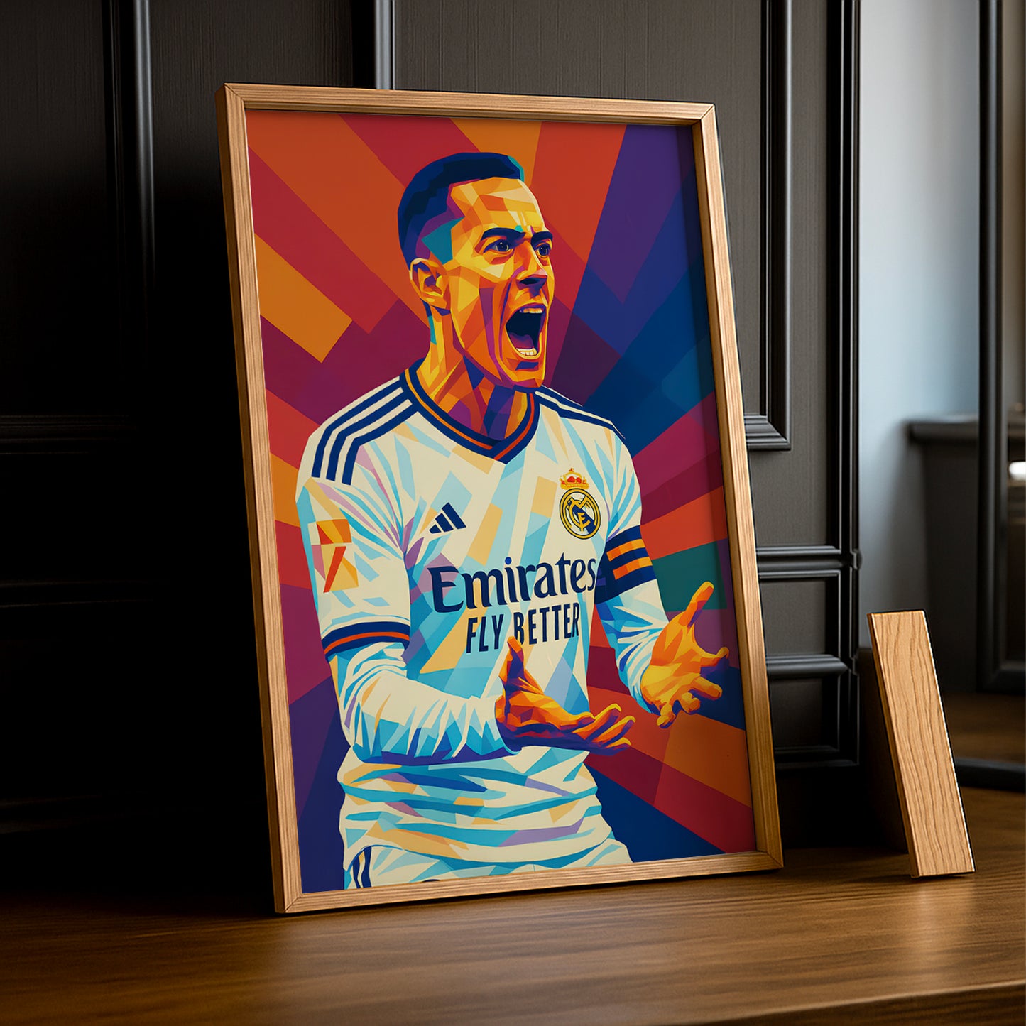 Cadre Photo Lucas Vázquez Real Madrid – Affiche HD Encadrée Papier Premium