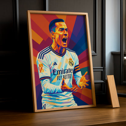 Cadre Photo Lucas Vázquez Real Madrid – Affiche HD Encadrée Papier Premium