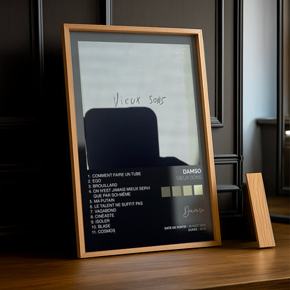 Poster Damso – Album Vieux sons