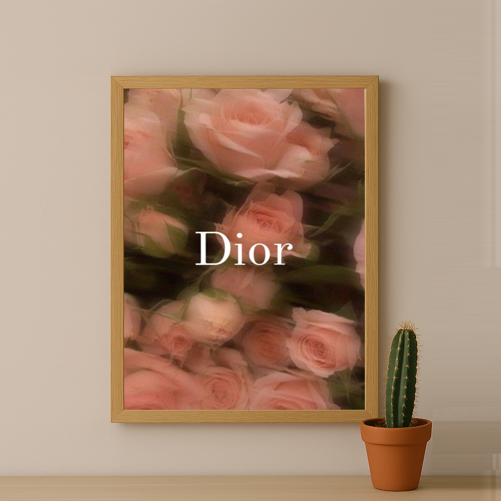 Cadre photo Dior Roses