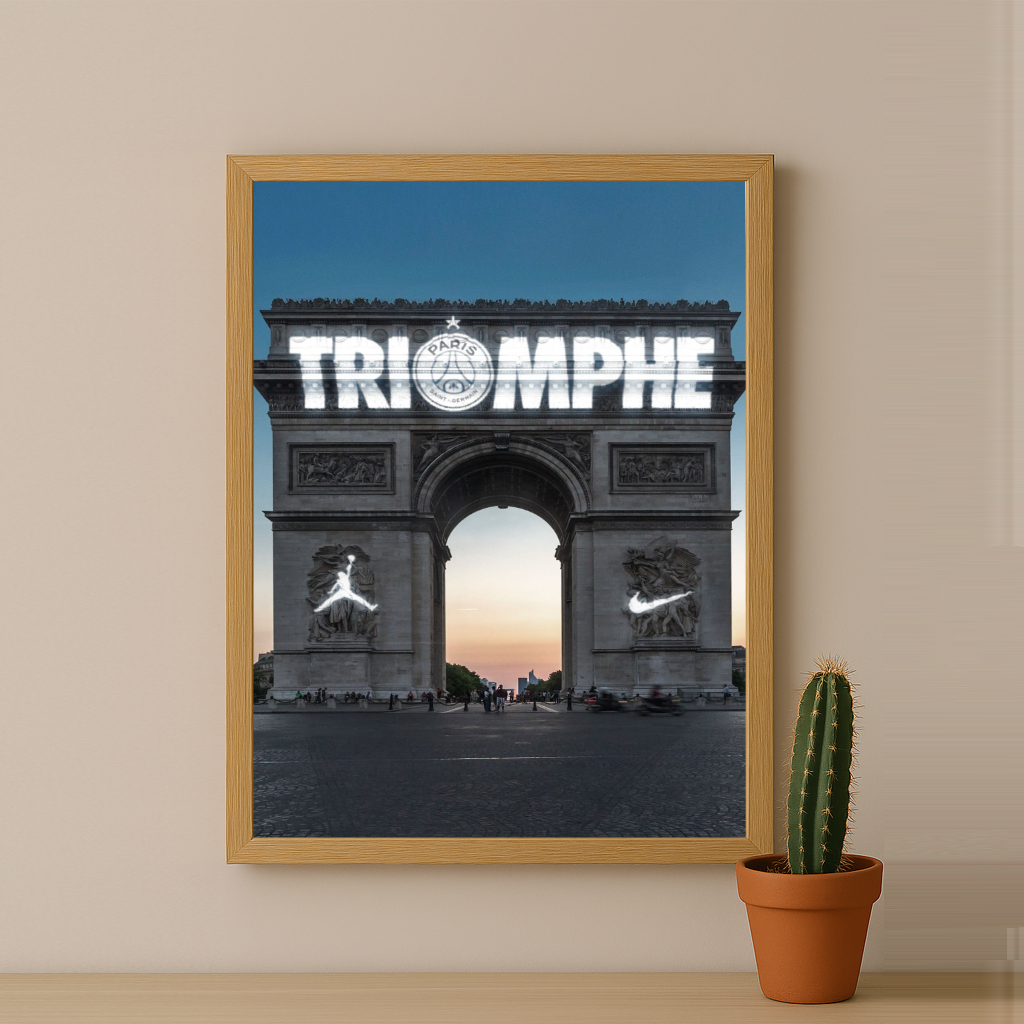 Cadre photo PSG Triomphe