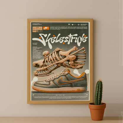 Poster Nike Air Force Skelestrine
