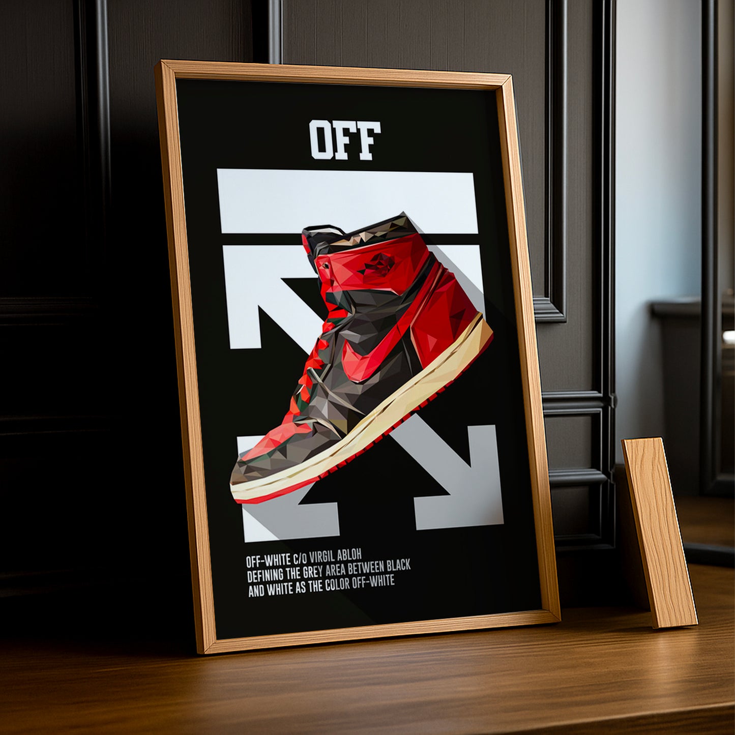 Cadre photo Off-White Air Jordan 1 Chicago