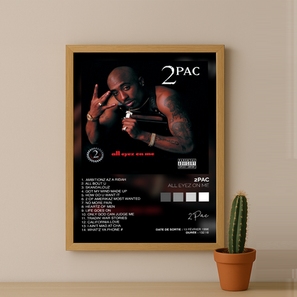 Poster 2Pac - Album All Eyez On Me