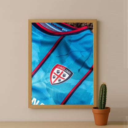 Poster Maillot Football - Cagliari Kit 25-26