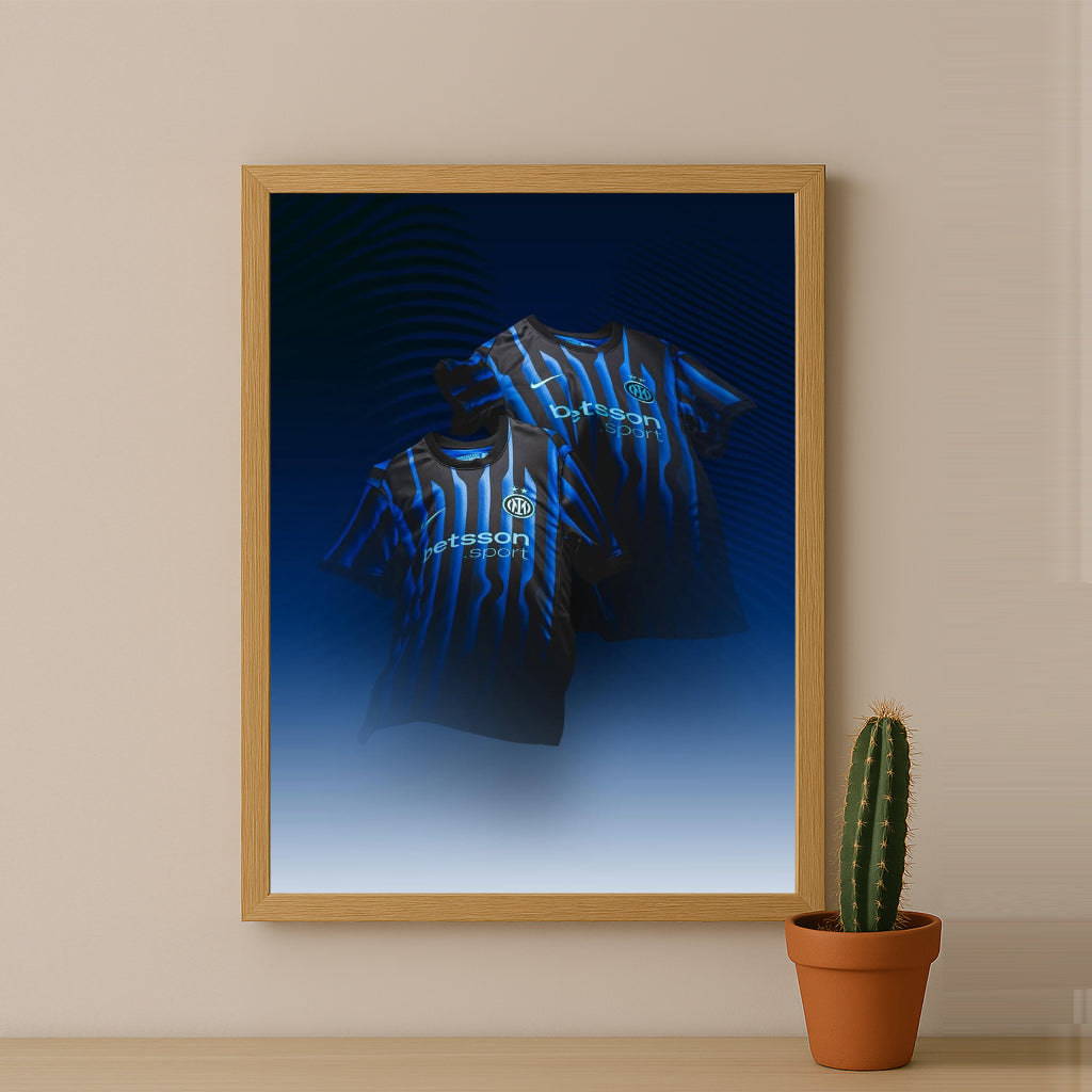 Poster Maillot Football - Inter Milan Kit 25-26