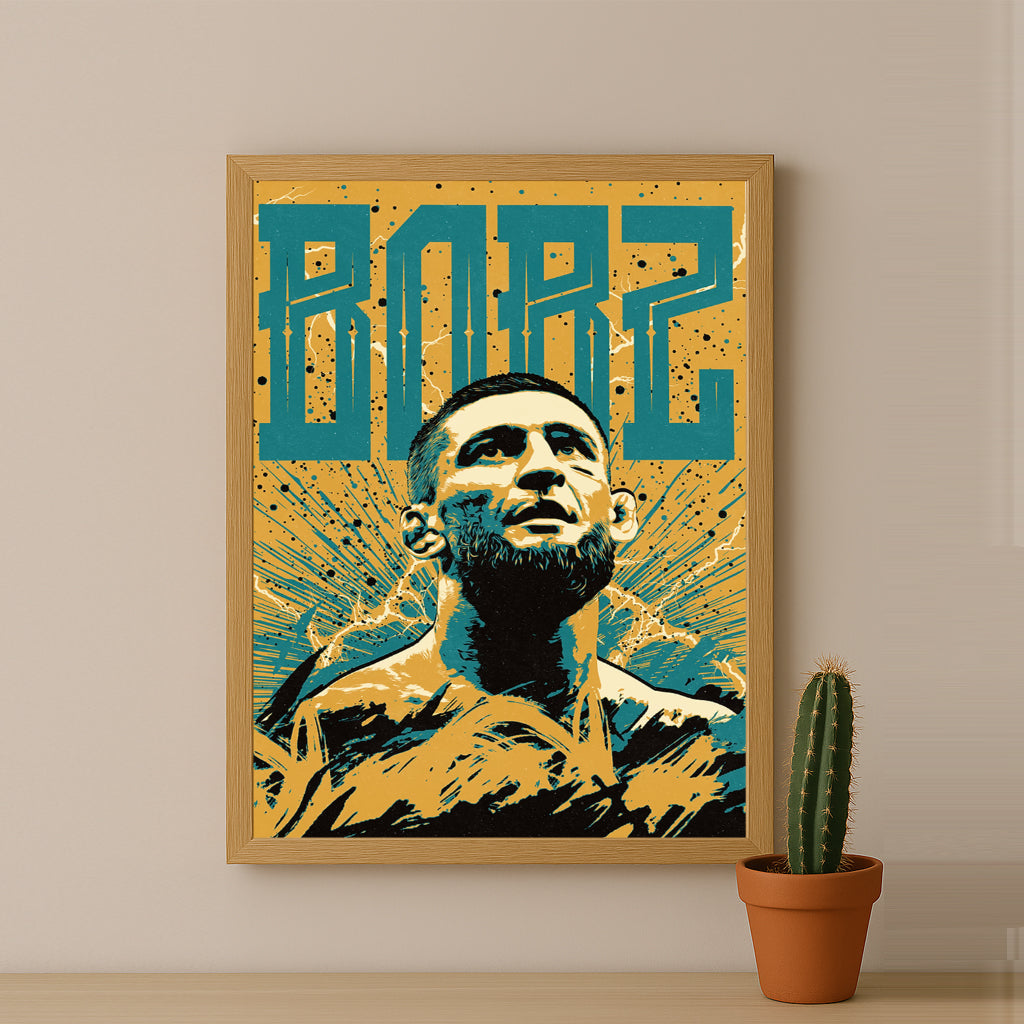 Poster UFC - Khamzat Chimaev Borz Illustration