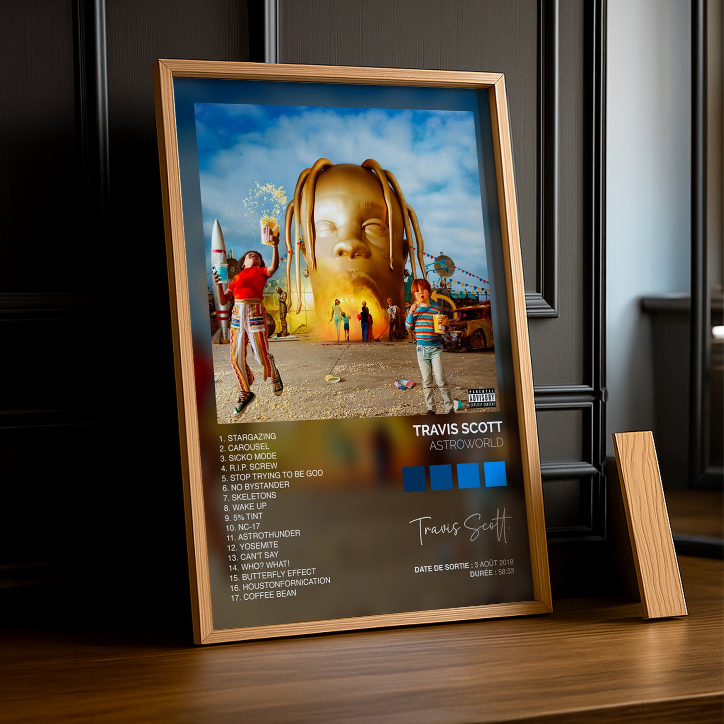 Poster Travis Scott - Album Astroworld