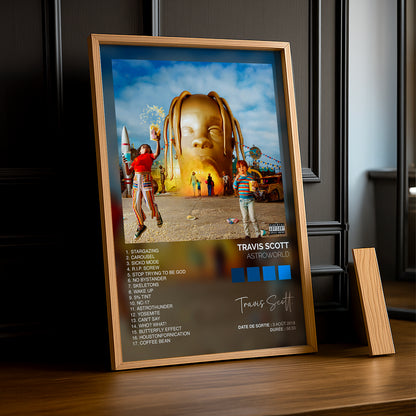 Poster Travis Scott - Album Astroworld