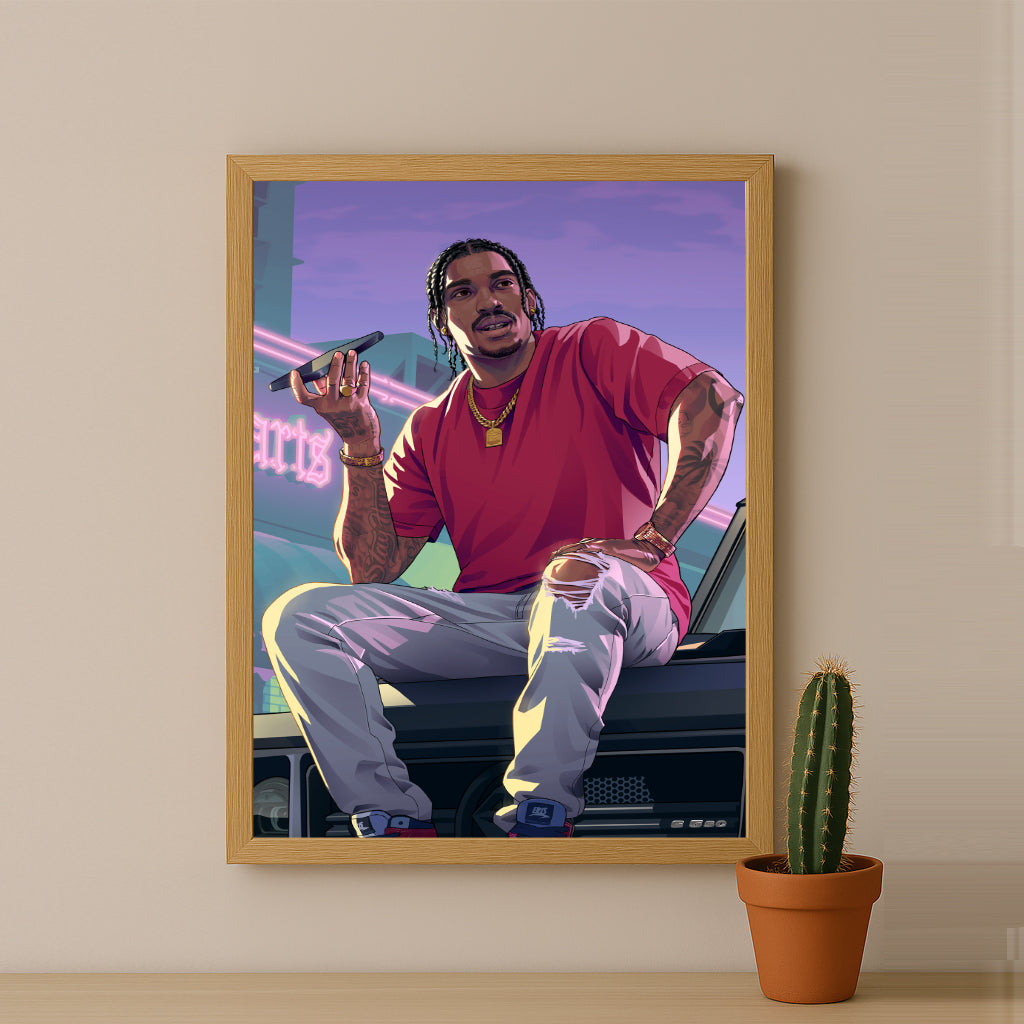 Poster Grand Theft Auto VI - Dre'Quan Priest