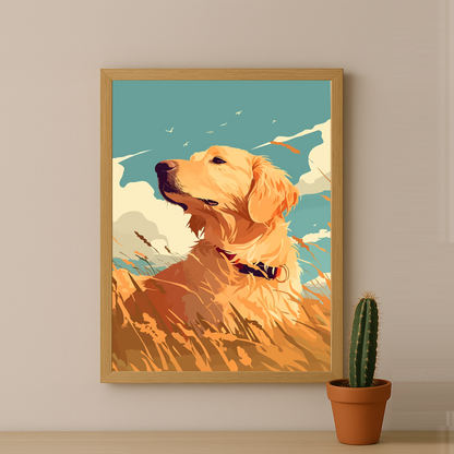 Chien portrait - Poster