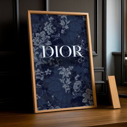 Cadre photo Dior Blue Flowers