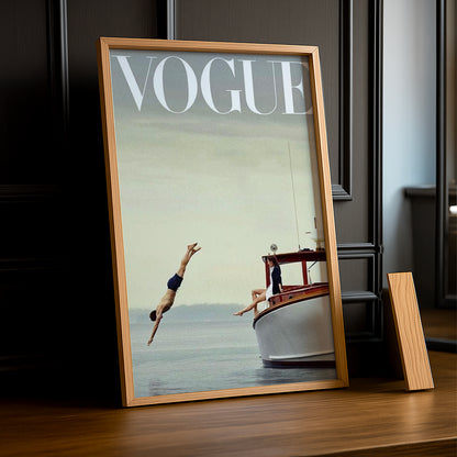 Poster Photo Vogue - Plongeon