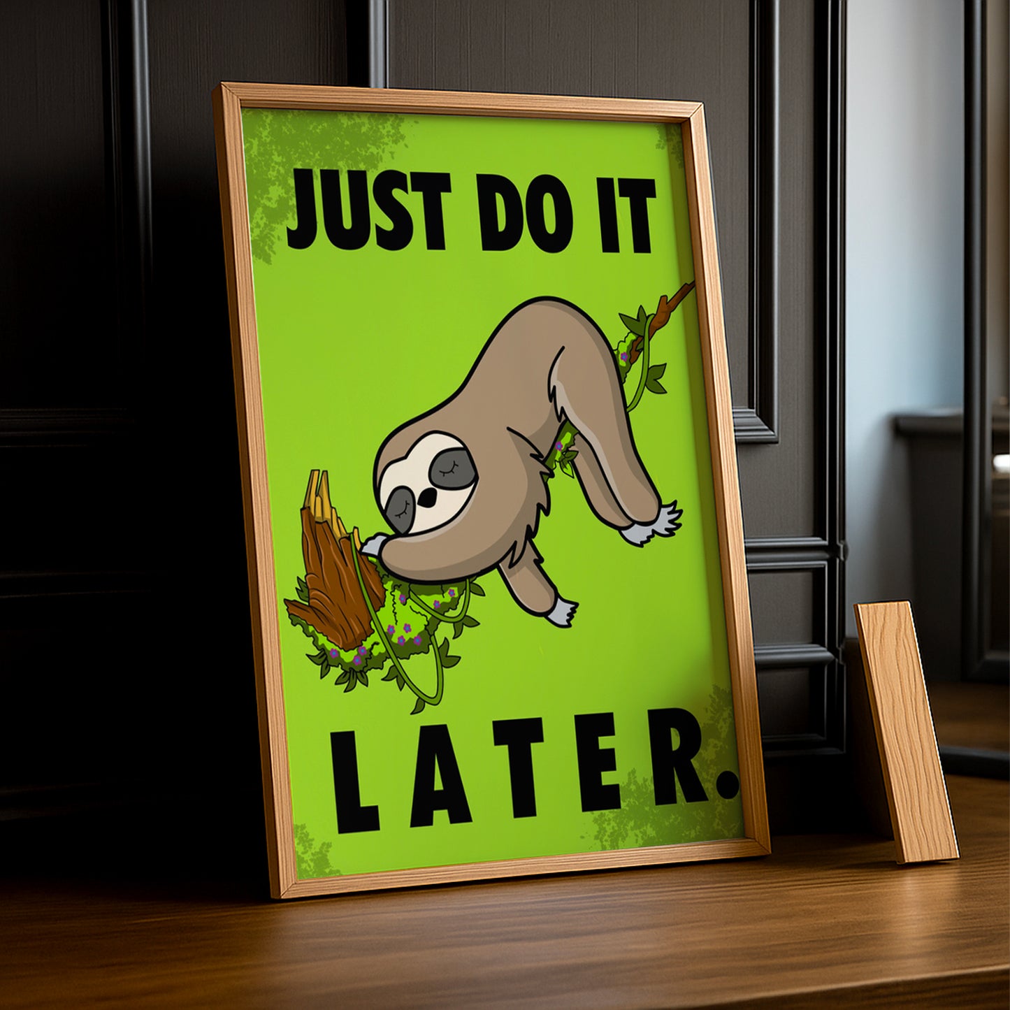 Cadre photo Just do It later Nike