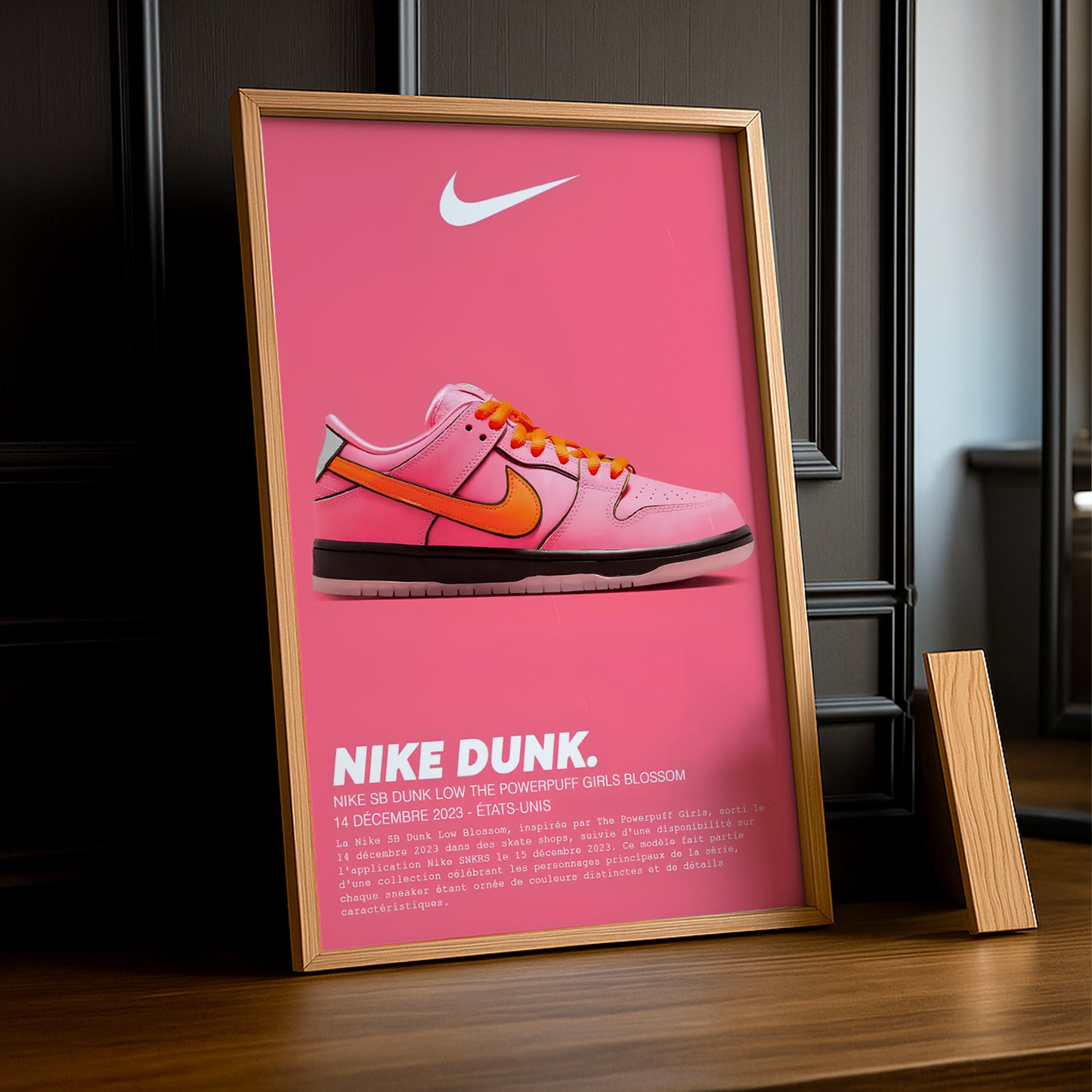 Cadre photo Nike SB Dunk Low The Powerpuff Girls Blossom