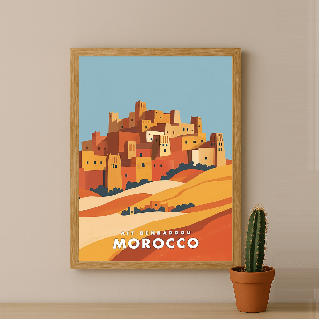 Ait Benhaddou Maroc - Poster