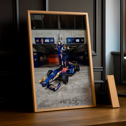 Poster encadrée GP Explorer - Écurie Anyme x Houdi