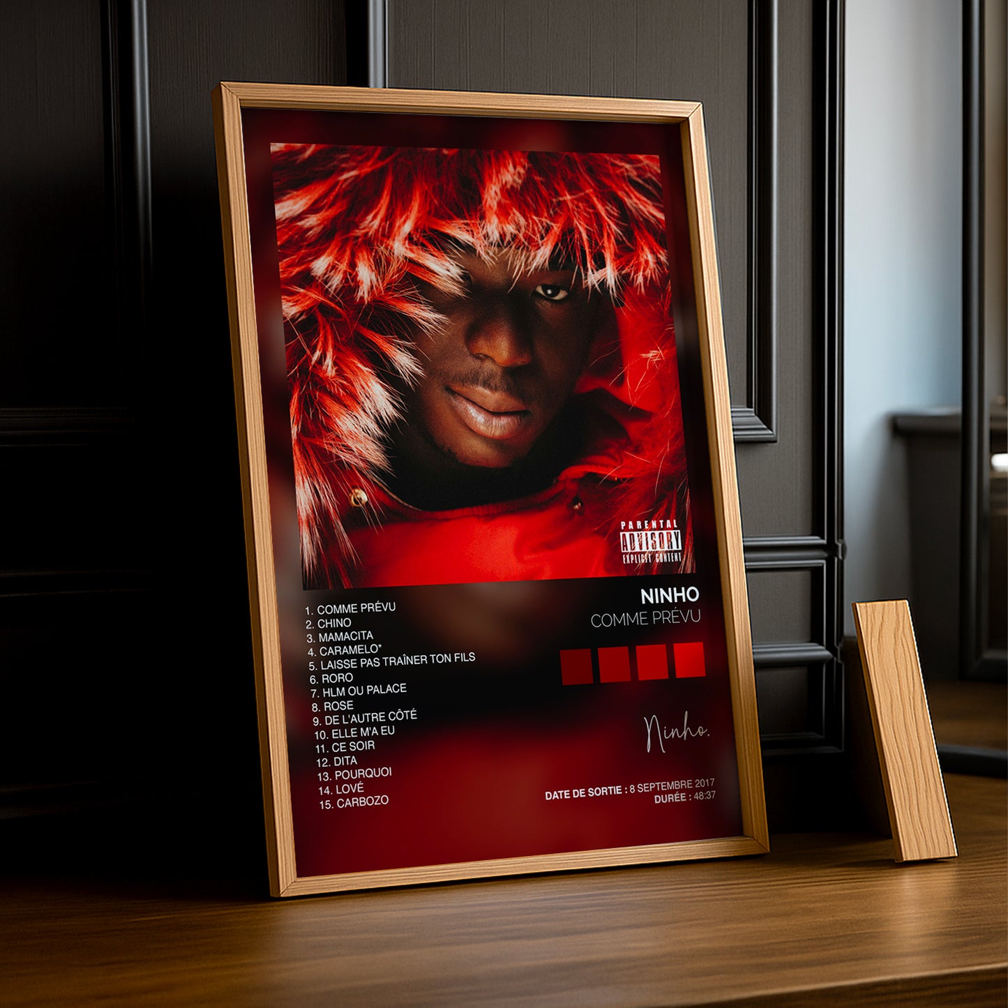 Poster Ninho - Album Comme prévu