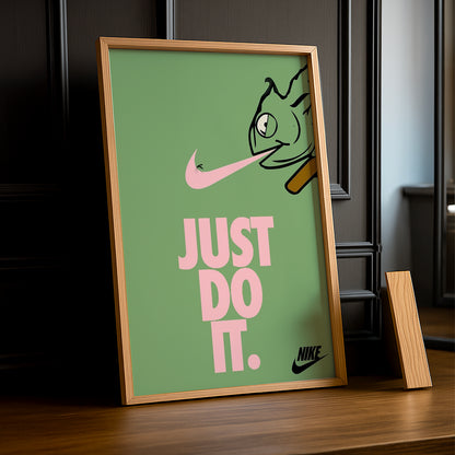Poster Nike Just do It Grenouille