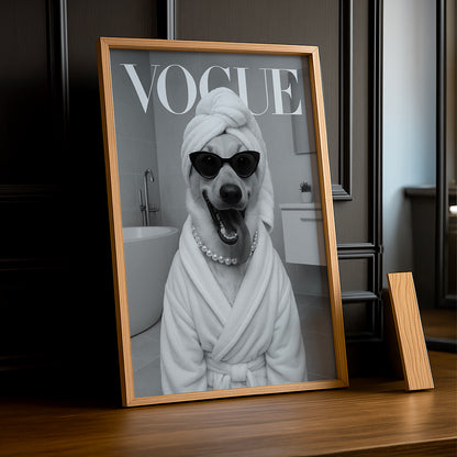 Cadre photo Vogue - Salle de bain