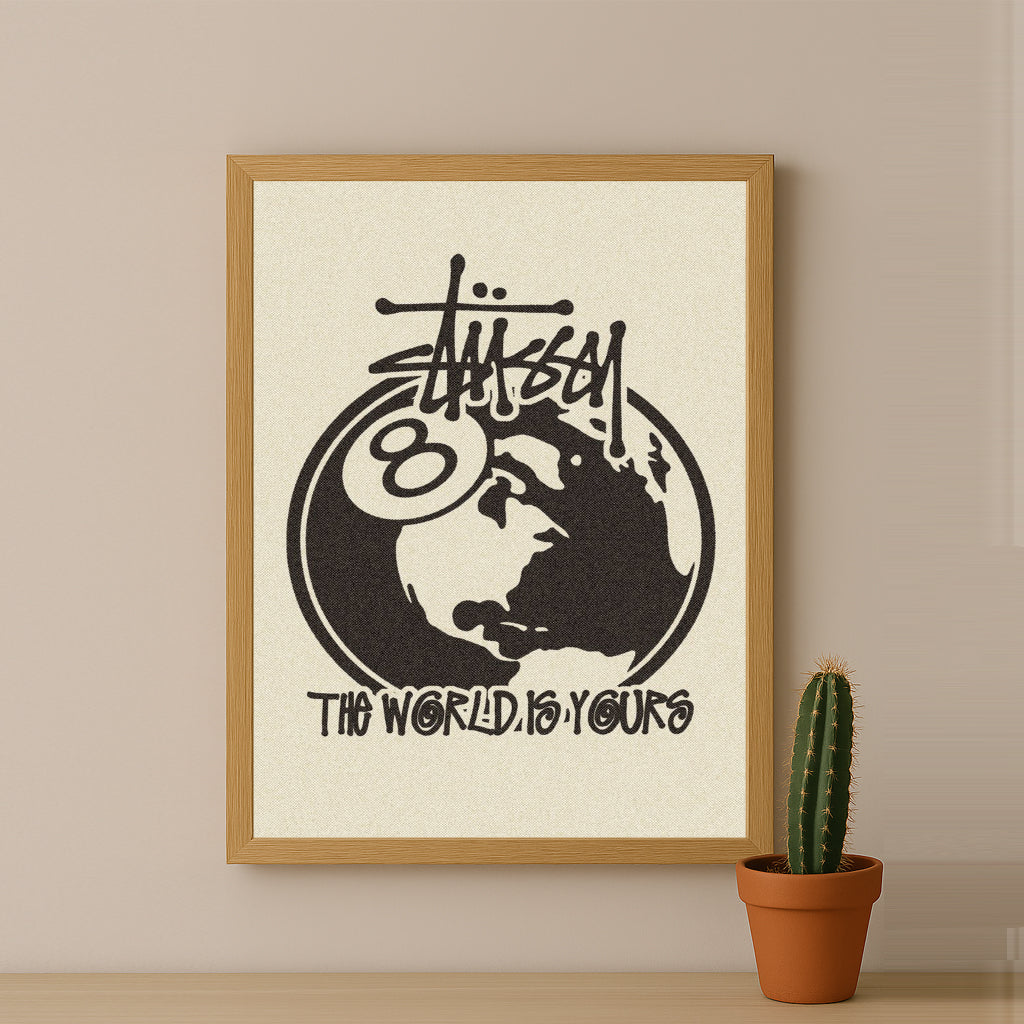 Poster Stüssy - The Worlds Is Yours