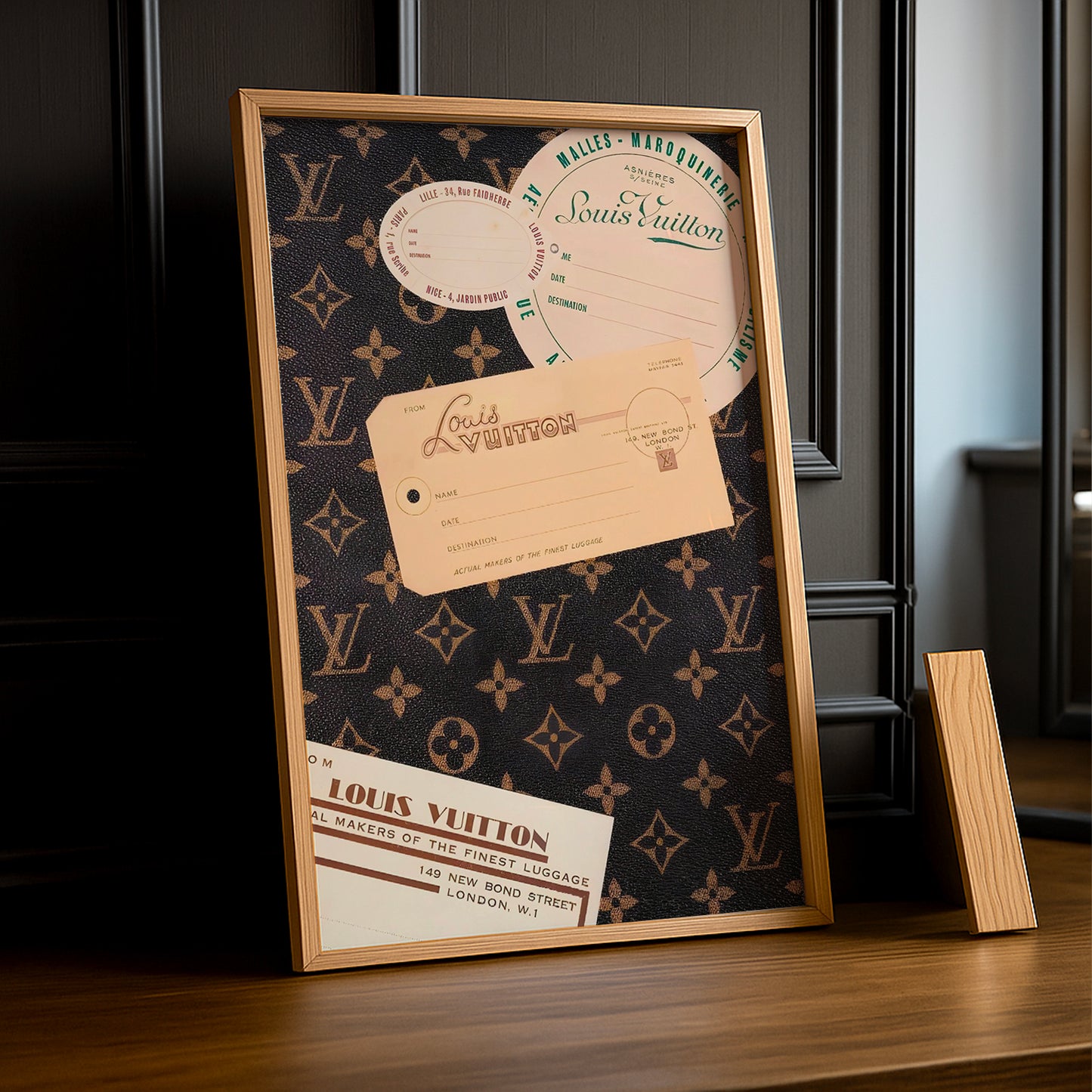 Cadre photo Louis Vuitton Valise ticket