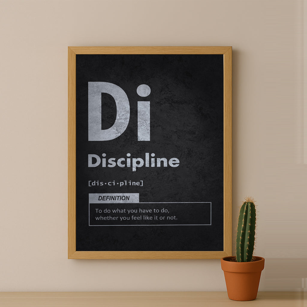 Cadre photo Motivation - Discipline