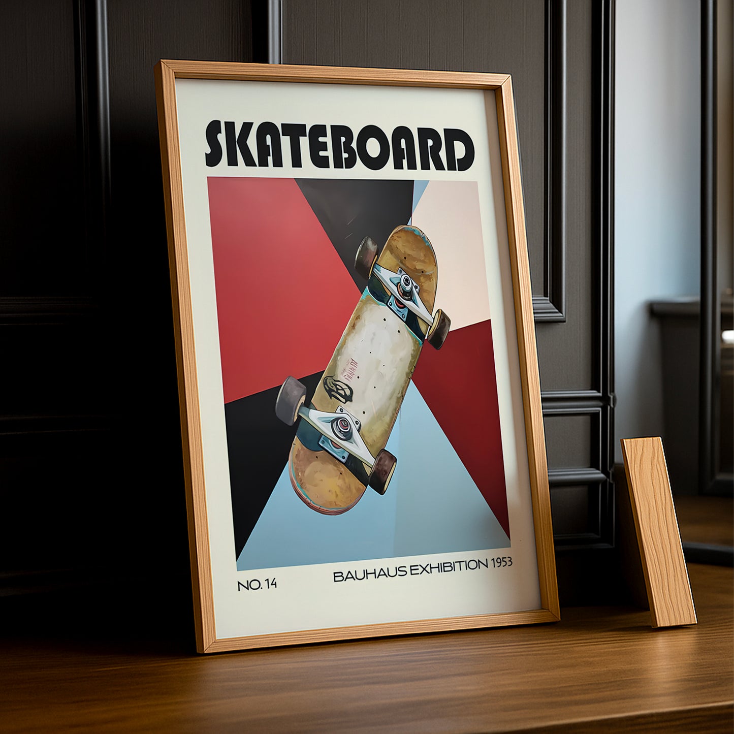 Cadre photo Bauhaus Skateboard