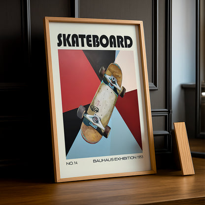Cadre photo Bauhaus Skateboard