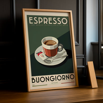 Cadre photo Coffee Lover - Buongiorno Espresso Italia