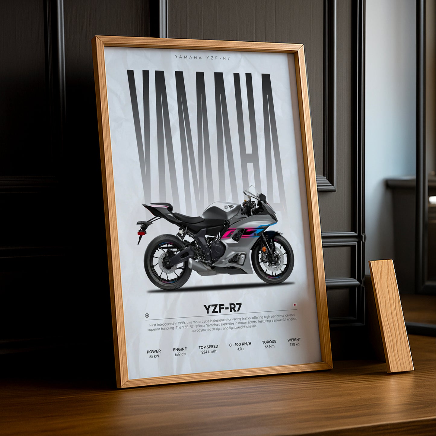 Cadre photo Yamaha YZF-R7