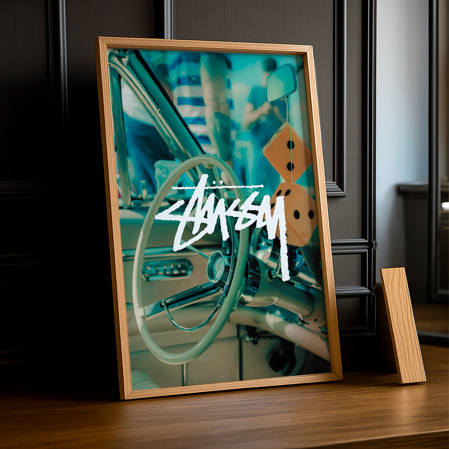 Cadre photo Stüssy voiture