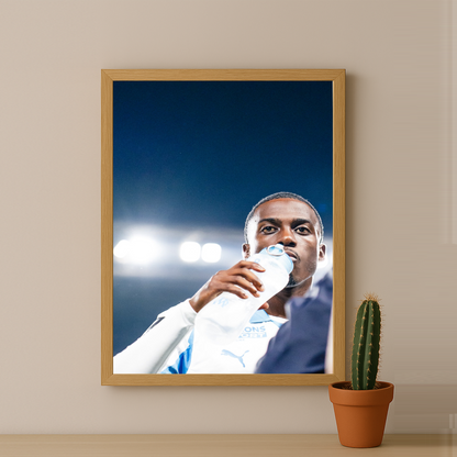 Poster encadrée Olympique de Marseille